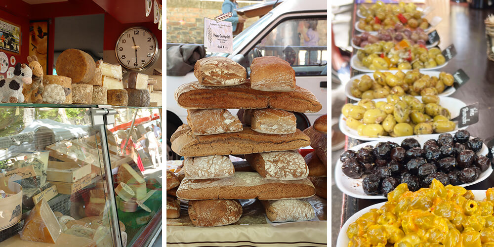 Saint-Chinian Sunday morning market
