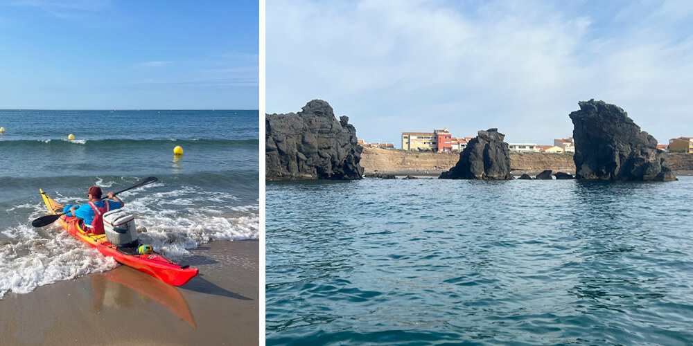Sea kayaking Cap d'Agde
